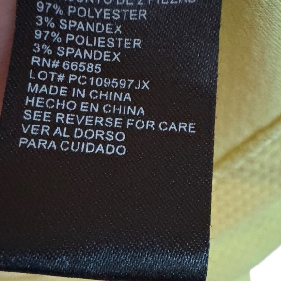 Perceptions Woman Yellow Draped Cropped Cardigan Size 2X - Picture 5 of 5